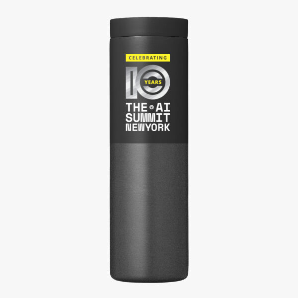 The AI Summit Stainless Steel Tumbler w/ I ♥ AI on back Thumbnail